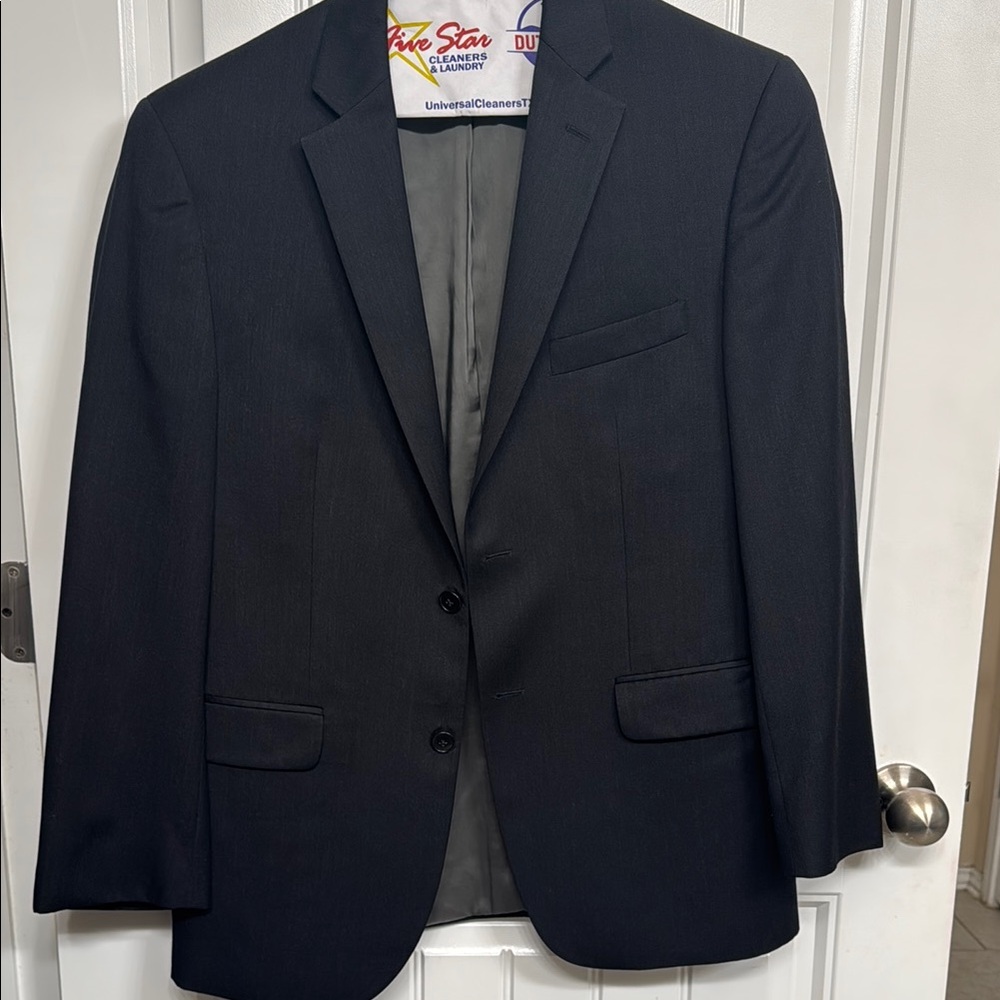 Jos. A. Bank Black Sport Coat with Notched Lapels